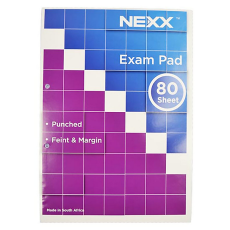 Nexx A4 Exam Pad Punched 80 page